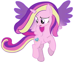 Size: 7652x6400 | Tagged: safe, artist:laszlvfx, derpibooru import, princess cadance, pony, absurd resolution, alternate hairstyle, base used, image, png, simple background, solo, teen princess cadance, transparent background, vector, younger