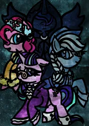 Size: 1648x2325 | Tagged: safe, artist:scribblesketchscoo, derpibooru import, applejack, pinkie pie, princess luna, snowfall frost, spirit of hearth's warming past, spirit of hearth's warming presents, spirit of hearth's warming yet to come, starlight glimmer, alicorn, earth pony, unicorn, a hearth's warming tail, floppy ears, image, jpeg