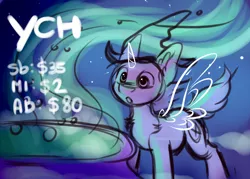 Size: 1750x1250 | Tagged: safe, artist:zobaloba, derpibooru import, pony, any gender, any species, auction, cauldron, commission, halloween, hat, holiday, image, jpeg, night, potion, solo, ych sketch, your character here