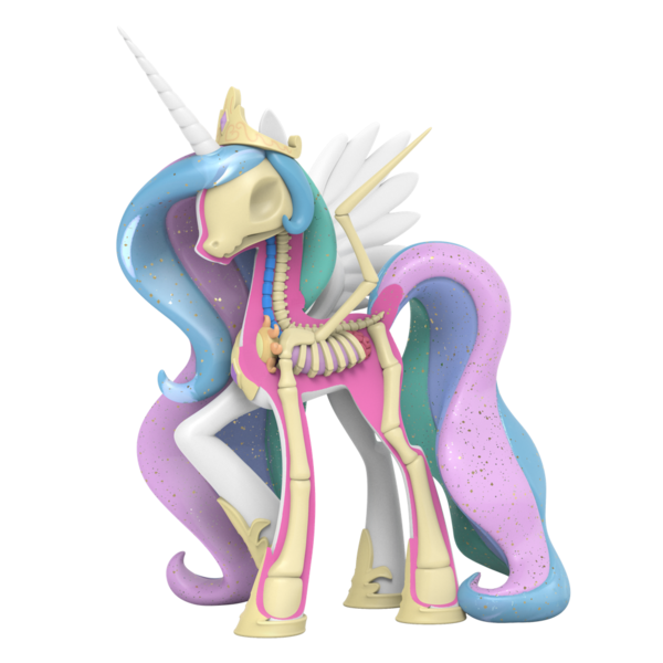 Size: 1000x1000 | Tagged: safe, derpibooru import, princess celestia, alicorn, pony, bone, dissectibles, freeny's hidden dissectibles, image, mighty jaxx, organs, png, simple background, solo, sun, transparent background