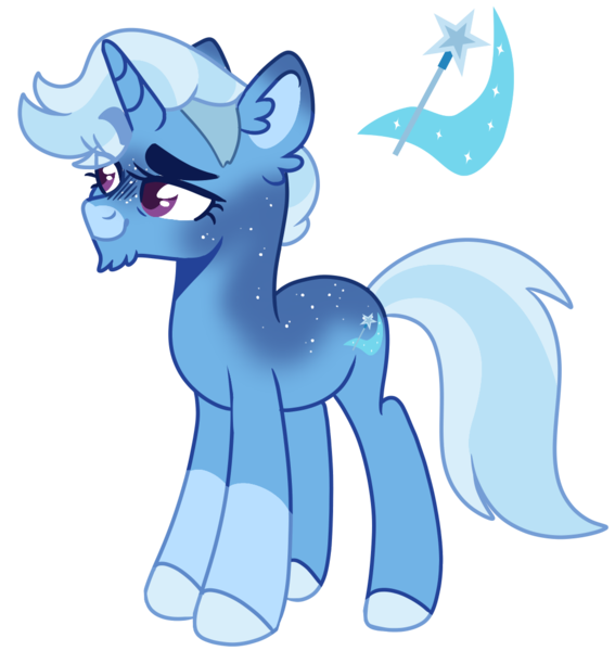 Size: 1071x1134 | Tagged: safe, artist:transglimmer, derpibooru import, trixie, pony, unicorn, alternate universe, image, png, simple background, solo, trans female, trans trixie, transgender, transparent background