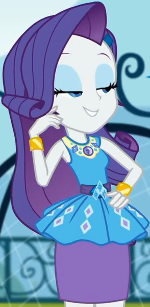 Size: 1001x2045 | Tagged: safe, derpibooru import, screencap, rarity, equestria girls, equestria girls series, sock it to me, spoiler:eqg series (season 2), canterlot high, clothes, cropped, cute, diamond, dress, female, geode of shielding, gold, hand on hip, image, jewelry, jpeg, legs, lidded eyes, magical geodes, necklace, outdoors, raribetes, rarity peplum dress, skirt, sleeveless, smiling, soccer field, sock it to me: rarity, waistband, wrist cuffs