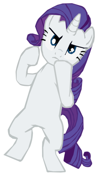 Size: 1280x2035 | Tagged: safe, artist:benpictures1, derpibooru import, part of a set, rarity, pony, unicorn, dragon quest, angry, bipedal, female, fighting stance, image, inkscape, png, simple background, solo, transparent background, vector