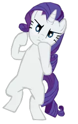 Size: 1280x2035 | Tagged: safe, artist:benpictures1, derpibooru import, part of a set, rarity, pony, unicorn, dragon quest, angry, bipedal, female, fighting stance, image, inkscape, png, simple background, solo, transparent background, vector