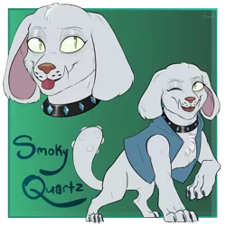 Size: 3500x3500 | Tagged: safe, artist:jeshh, derpibooru import, oc, oc:smoky quartz, diamond dog, diamond dog oc, image, png, solo