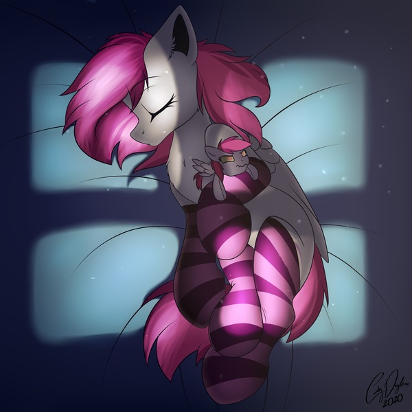 Size: 1792x1792 | Tagged: safe, artist:emilywulfstudios, derpibooru import, oc, oc:silver storm, pegasus, pony, clothes, image, jpeg, socks, solo, striped socks