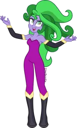 Size: 1920x3164 | Tagged: safe, artist:limedazzle, derpibooru import, mane-iac, equestria girls, power ponies (episode), bare shoulders, image, png, show accurate, simple background, sleeveless, solo, strapless, transparent background, unitard, vector