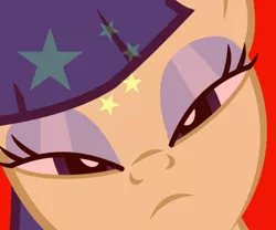 Size: 1280x1067 | Tagged: safe, derpibooru import, powder rouge, earth pony, pony, asian pony, china, close-up, face, flag, hi anon, image, jpeg, looking at you, meme, serious, serious face, solo