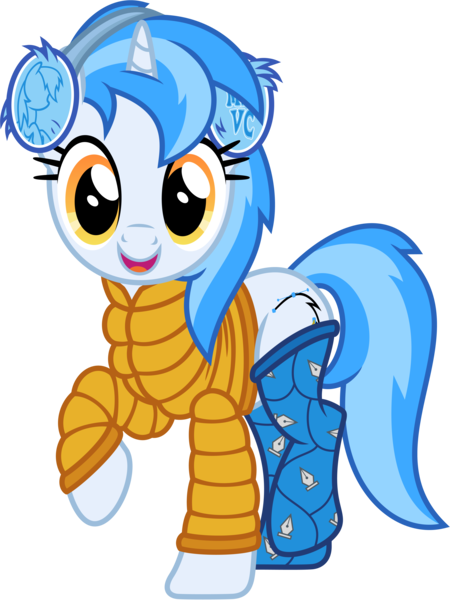 Size: 4500x6001 | Tagged: safe, artist:pirill, derpibooru import, oc, oc:penny curve, unofficial characters only, pony, unicorn, derpibooru community collaboration, mlp vector club, 2021 community collab, absurd resolution, clothes, cutie mark, female, image, jacket, mare, open mouth, png, raised leg, show accurate, simple background, socks, solo, text, transparent background, vector, winter jacket
