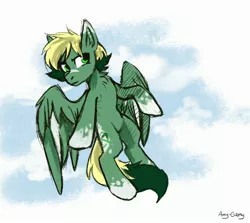 Size: 2800x2500 | Tagged: safe, artist:amy-gamy, derpibooru import, oc, oc:inex code, unofficial characters only, pegasus, pony, flying, image, jpeg, male, solo, two toned mane, two toned tail, two toned wings, wings