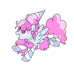 Size: 918x870 | Tagged: safe, artist:icey-wicey-1517, artist:kb-gamerartist, color edit, derpibooru import, edit, cotton sky, pegasus, pony, blushing, choker, clothes, collaboration, colored, costume, cotton candy, ear piercing, earring, female, flying, halloween, halloween costume, holiday, image, jewelry, mare, nightmare night, nightmare night costume, open mouth, piercing, png, simple background, socks, solo, striped socks, transparent background