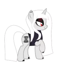 Size: 920x1220 | Tagged: safe, artist:nightfoxgangsters, derpibooru import, oc, oc:witching hour, unofficial characters only, bat pony, bat pony unicorn, hybrid, unicorn, female, horn, image, png, simple background, solo, transparent background, unicorn oc, white mane