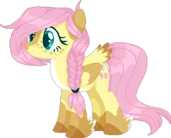 Size: 452x365 | Tagged: safe, artist:artistcoolpony, artist:selenaede, derpibooru import, fluttershy, pegasus, pony, alternate design, base used, blaze (coat marking), feathered fetlocks, female, freckles, image, mare, pale belly, png, simple background, solo, tail feathers, transparent background, two toned wings, wings