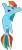 Size: 1632x3672 | Tagged: safe, artist:greenmachine987, derpibooru import, rainbow dash, pegasus, pony, seapony (g4), my little pony: the movie, dorsal fin, eyes closed, female, fin wings, fish tail, flowing mane, flowing tail, image, looking up, open mouth, png, seaponified, seapony rainbow dash, signature, simple background, smiling, solo, species swap, tail, transparent background, vector, wings