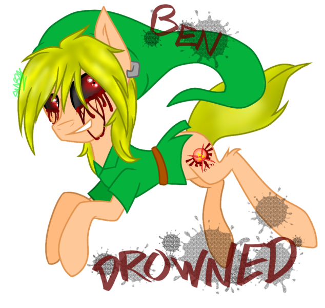 Size: 1150x1089 | Tagged: semi-grimdark, artist:juliet-gwolf18, derpibooru import, ponified, earth pony, pony, blood, clothes, crying, ear piercing, earring, grin, hat, image, jewelry, link, male, piercing, png, simple background, smiling, solo, stallion, tears of blood, the legend of zelda, transparent background