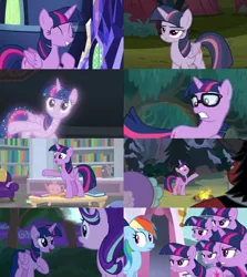 Size: 1439x1616 | Tagged: safe, derpibooru import, screencap, cozy glow, lord tirek, mean twilight sparkle, ocellus, queen chrysalis, rainbow dash, sci-twi, starlight glimmer, thorax, tree of harmony, twilight sparkle, twilight sparkle (alicorn), ponified, alicorn, centaur, changedling, changeling, pony, unicorn, a canterlot wedding, equestria girls, frenemies (episode), spring breakdown, the mean 6, to where and back again, what lies beneath, disguise, disguised changeling, equestria girls ponified, fake twilight, glasses, image, png, treelight sparkle, unicorn sci-twi, unicorn twilight