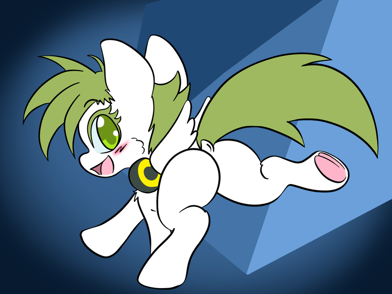 Size: 2048x1536 | Tagged: safe, artist:steelsoul, derpibooru import, oc, oc:reedia mixxus, unofficial characters only, pegasus, pony, abstract background, blushing, butt, dancing, dock, female, filly, frog (hoof), headphones, image, looking at you, open mouth, pegasus oc, plot, png, raised hoof, raised leg, smiling at you, solo, underhoof, wings