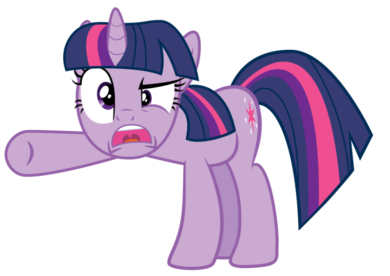 Size: 5000x3538 | Tagged: safe, artist:orschmann, derpibooru import, twilight sparkle, pony, unicorn, a canterlot wedding, angry, female, image, mare, open mouth, png, raised eyebrow, raised hoof, simple background, solo, transparent background, twilight is not amused, unamused, unicorn twilight, vector