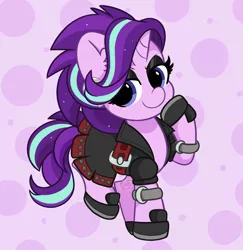 Size: 3400x3500 | Tagged: safe, artist:kittyrosie, derpibooru import, starlight glimmer, pony, unicorn, alternate hairstyle, clothes, cute, edgelight glimmer, gameloft, gameloft interpretation, glimmerbetes, image, jpeg, shoes, skirt, solo