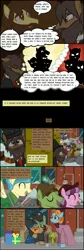 Size: 1280x3829 | Tagged: safe, artist:mr100dragon100, derpibooru import, pegasus, pony, unicorn, comic:new beginnings and new friends, adam (frankenstein monster), clothes, colt, comic, dark forest au's dr. jekyll and mr. hyde, dark forest au's matthew, female, flashback, griffin (character), hearts warming eve, image, jpeg, levitation, magic, male, mare, snow, stallion, telekinesis, winter