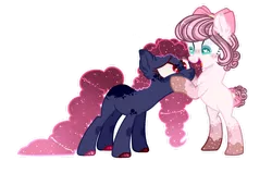 Size: 1280x816 | Tagged: safe, artist:ocelly, derpibooru import, oc, oc:eclipse, oc:sweet cake, unofficial characters only, earth pony, pony, base used, female, image, mare, png, simple background, transparent background