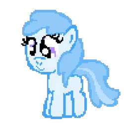 Size: 1024x1024 | Tagged: safe, artist:mario64, derpibooru import, cotton cloudy, earth pony, pony, cottonbetes, cute, female, filly, image, pixel art, png, simple background, smiling, solo, transparent background