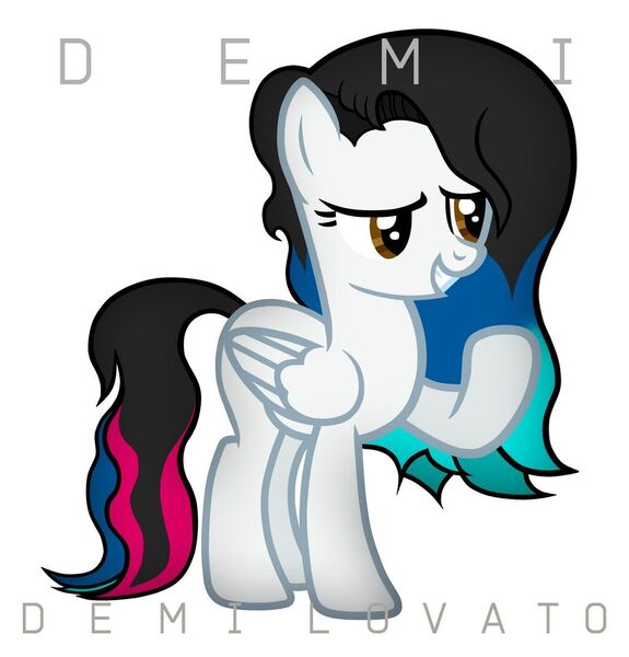 Size: 1024x1068 | Tagged: safe, artist:aldobronyjdc, derpibooru import, ponified, pegasus, pony, album, album cover, cover, demi, demi lovato, female, image, jpeg, mare, music, parody, ponified album cover, simple background, solo, white background