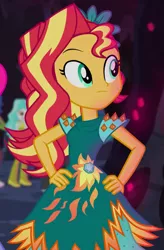 Size: 459x698 | Tagged: safe, derpibooru import, screencap, sunset shimmer, equestria girls, legend of everfree, legend of everfree - bloopers, focus, image, png, solo