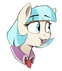 Size: 462x528 | Tagged: safe, artist:neighday, derpibooru import, coco pommel, earth pony, pony, bust, female, image, mare, meme, png, pogchamp, poggers, simple background, solo, transparent background