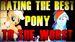 Size: 1280x720 | Tagged: safe, derpibooru import, applejack, rainbow dash, best pony, image, jpeg, op failed friendship, op is a duck, op is trying to start shit, thumbnail, worst pony, youtube link