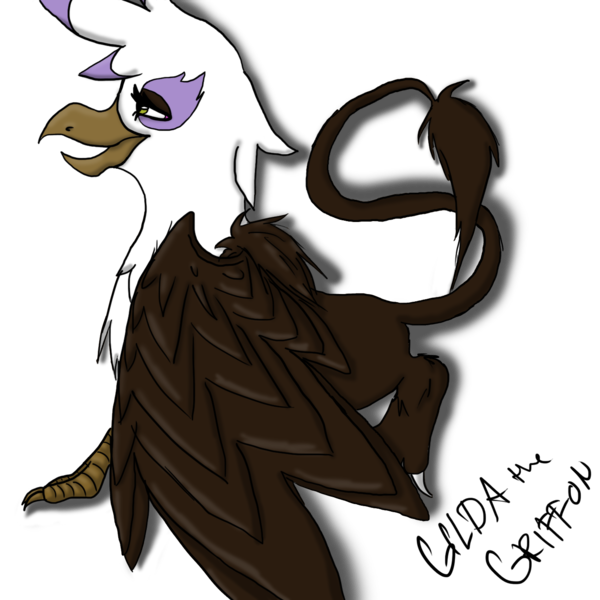 Size: 1400x1400 | Tagged: safe, artist:curiiosiity, derpibooru import, gilda, gryphon, female, image, looking up, png, simple background, solo, transparent background