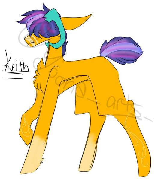 Size: 914x1024 | Tagged: safe, artist:yoonah, derpibooru import, oc, oc:keith, unofficial characters only, pony, chest fluff, hair over eyes, horns, image, jpeg, male, raised hoof, simple background, socks (coat marking), solo, stallion, white background