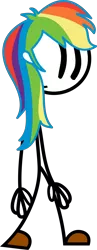 Size: 3500x9061 | Tagged: safe, derpibooru import, edit, editor:mario101, editor:michaelsety, rainbow dash, human, equestria girls, henry stickmin, henry stickmin collection, image, png, rainbow stickman, simple background, solo, transparent background