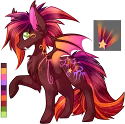 Size: 755x749 | Tagged: safe, artist:velnyx, derpibooru import, oc, oc:starburst, bat pony, pony, image, male, png, simple background, solo, stallion, transparent background