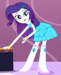 Size: 404x497 | Tagged: safe, derpibooru import, screencap, rarity, eqg summertime shorts, equestria girls, make up shake up, cropped, cute, fall formal outfits, image, png, raribetes, solo
