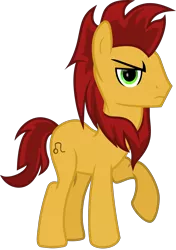 Size: 7452x10615 | Tagged: safe, artist:lincolnbrewsterfan, derpibooru import, oc, oc:leo, oc:zodiac leo, earth pony, pony, fallout equestria, fallout equestria: project horizons, .svg available, derpibooru exclusive, fanfic art, image, leo, lidded eyes, male, png, raised hoof, serious, serious face, simple background, stallion, transparent background, unamused, vector, zodiac, zodiac clan