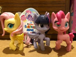 Size: 756x568 | Tagged: safe, derpibooru import, fluttershy, pinkie pie, twilight sparkle, alicorn, my little pony: pony life, figure, image, jpeg, merchandise, toy, twilight sparkle (alicorn)