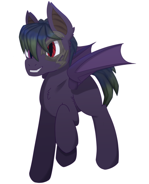 Size: 4016x4961 | Tagged: safe, artist:backgroundpony#f352, derpibooru import, oc, unofficial characters only, bat pony, image, png, simple background, smiling, transparent background, wings