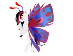 Size: 2790x2150 | Tagged: safe, artist:riariirii2, derpibooru import, oc, unofficial characters only, breezie, butterfly wings, image, png, simple background, solo, transparent background, wings