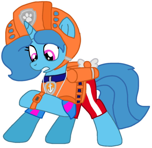 Size: 955x927 | Tagged: safe, artist:徐詩珮, derpibooru import, spring rain, pony, series:sprglitemplight diary, series:sprglitemplight life jacket days, series:springshadowdrops diary, series:springshadowdrops life jacket days, alternate universe, clothes, cute, female, i can't believe it's not ejlightning007arts, image, lifeguard, lifeguard spring rain, mare, paw patrol, png, simple background, solo, transparent background, zuma (paw patrol)