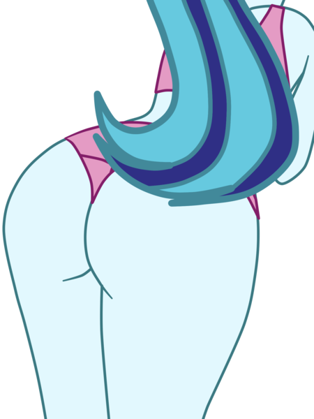Size: 1536x2048 | Tagged: suggestive, artist:gmaplay, derpibooru import, sonata dusk, equestria girls, ass, butt, butt focus, butt only, clothes, female, image, png, simple background, solo, solo female, sonata donk, transparent background, underwear