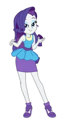 Size: 1791x3323 | Tagged: safe, artist:gmaplay, derpibooru import, rarity, equestria girls, equestria girls series, street chic, spoiler:eqg series (season 2), clothes, eyeshadow, image, legs, lidded eyes, looking at you, makeup, pencil skirt, png, rarity peplum dress, simple background, skirt, smiling, smiling at you, solo, transparent background, vector