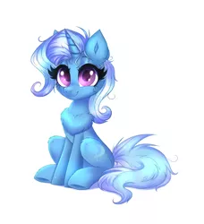 Size: 2184x2400 | Tagged: safe, artist:confetticakez, derpibooru import, trixie, pony, unicorn, cheek fluff, chest fluff, cute, diatrixes, ear fluff, female, high res, image, leg fluff, looking at you, mare, png, sitting, smiling, solo