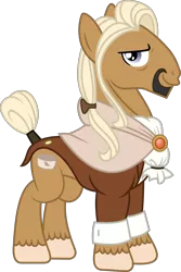 Size: 3703x5552 | Tagged: safe, artist:lincolnbrewsterfan, derpibooru import, idw, antonio, earth pony, pony, .svg available, derpibooru exclusive, gameloft, idw showified, image, inkscape, male, neck line, png, show accurate, simple background, smiling at you, solo, stallion, vector