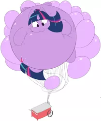 Size: 2938x3513 | Tagged: suggestive, artist:anonopony, derpibooru import, edit, twilight sparkle, twilight sparkle (alicorn), alicorn, pony, air inflation, balloon, cropped, female, image, inflation, mare, png, simple background, white background