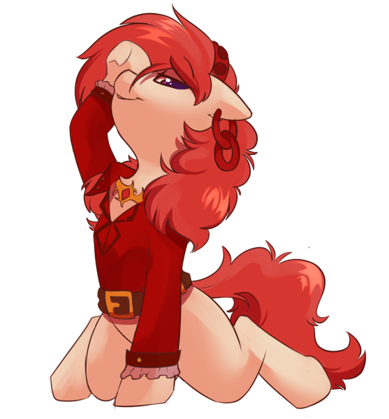 Size: 1923x2073 | Tagged: safe, artist:beardie, derpibooru import, oc, oc:rosa lanzar, unofficial characters only, pony, cute, female, image, kneeling, looking at you, mare, png, simple background, solo, transparent background, underhoof