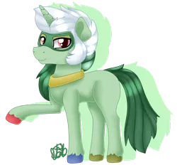 Size: 1920x1785 | Tagged: safe, artist:spokenmind93, derpibooru import, oc, oc:azalea bloom, unofficial characters only, pony, unicorn, female, image, looking at you, png, pokémon, raised hoof, roserade, simple background, smiling, solo, trans female, transgender, transparent background