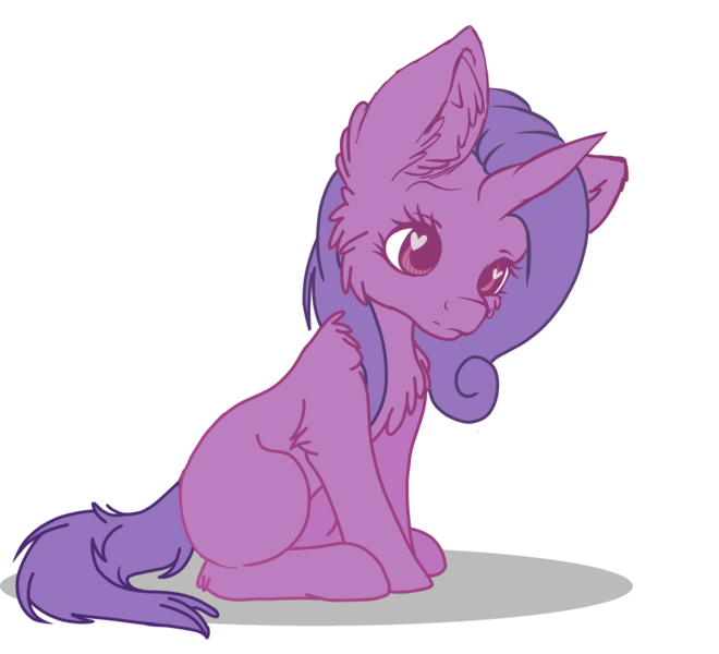 Size: 1151x1046 | Tagged: safe, artist:maneblue, artist:muhammad yunus, derpibooru import, edit, oc, oc:purple berrytwist, pony, unicorn, derpibooru community collaboration, 2021 community collab, blank flank, cute, female, heart eyes, image, mare, missing cutie mark, ocbetes, png, sad, sadorable, simple background, solo, transparent background, wingding eyes