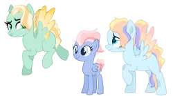 Size: 4744x2643 | Tagged: safe, artist:fcrestnymph, derpibooru import, oc, unofficial characters only, pegasus, pony, female, filly, image, magical lesbian spawn, mare, offspring, parent:fluttershy, parent:night glider, png, simple background, teenager, transparent background