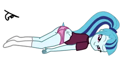 Size: 2600x1676 | Tagged: suggestive, artist:gmaplay, derpibooru import, sonata dusk, equestria girls, ass, ass up, butt, clothes, cute, face down ass up, female, image, lying down, panties, png, prone, simple background, solo, sonata donk, sonatabetes, transparent background, underwear